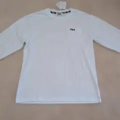 ☆新品☆FILA ホワイト 長袖 Tシャツ ポケット付きＬＬsize