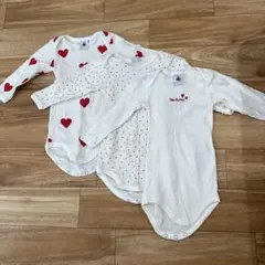 Petit Bateauロンパース3点セット（6m）