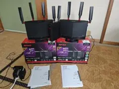 BUFFALO wxr5700ax7s 本体セット wsr1800ax4 本体のサムネイル