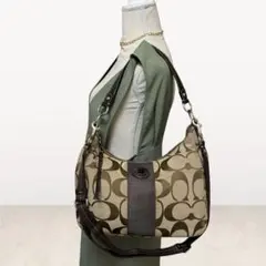 Y2K COACH コーチ 2way ハンドバッグ ショルダー ポーチ ブラウン