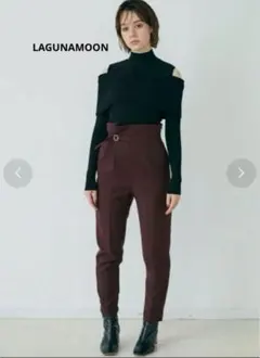 LAGUNAMOON ボルドー カジュアルパンツ S
