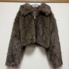 しまむら Avail 襟 ファー コート ブルゾン アウター CHIP CHIP