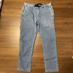 THE NORTH FACE ライトブルーデニムパンツ　古着　L