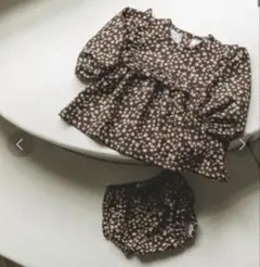 pairmanon 【ベビー】スクエアフリルセットアップ