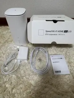 ZTE Speed Wi-Fi HOME 5G L13 ホワイト