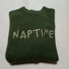 ナップタイム　naptime. Nissy ニット　プルオーバー　カーキ 2023 FALL/WINTER COLLECTION》受注販売START!!!!! ⁡ 受注受付は