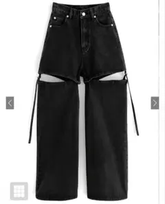 GRL 2way スリットデニムパンツ cu453