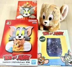 【新品・未開封】トムとジェリー フィギュア　グラス　ぬいぐるみ