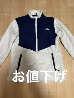 美品The North Face フリースジャケット ネイビー/ホワイト