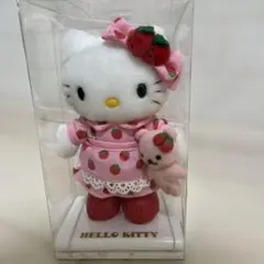 ハローキティ いちご柄ぬいぐるみ