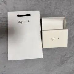 アニエスベー　ショップ袋とギフトボックス