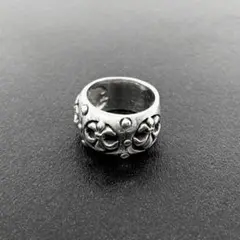 silver925 vintage フルール ド リス 百合の紋章 リング