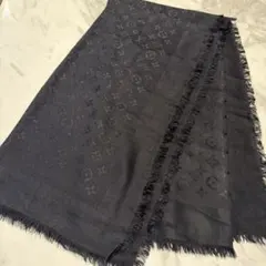 Louis Vuitton ルイヴィトン　モノグラムストール　ブラック