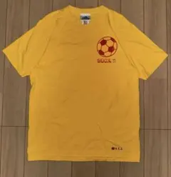 【希少】 y2k 90s adidas ヴィンテージ　サッカーT 万国旗タグ