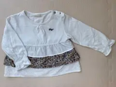 RAG MART　切り替えフリルカットソー　80㎝　女の子