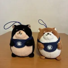 柴犬 ぬいぐるみ マスコット 2個セット