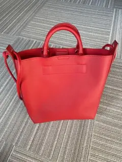 Another Edition 赤 ハンドバッグ