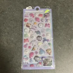 海の生き物 ボンボンドロップシール ぷっくり ぷくぷく 立体 3Dシール