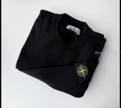STONE ISLAND ブラック クルーネックセーター　元値67000円のサムネイル
