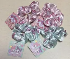 【サンリオ　マイメロディ&クロミ　シュシュ　4個】