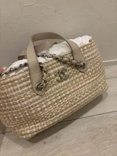 CHANEL ツイード ドローストリング 巾着 ハンドバッグ - メルカリ