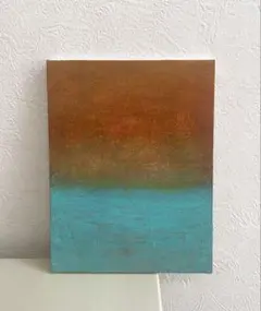 576 抽象画 アクリル画 原画 モダン キャンバスボード 静寂に包まれて