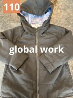 美品　GLOBAL WORK ジャケット ジャンバー110cm ブラック　フード
