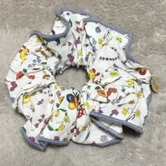 ハイジ フェイラー ガーデン リバティコラボ　帽子 フェイラー「ハイジ」てんとう虫や小鳥刺繍のオーガンジーバッグ