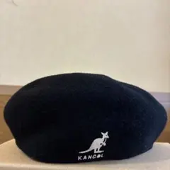 KANGOL 黒 キャスケット