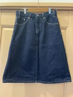美品　DMG ドミンゴ　膝丈スカート　デニム　M インディゴ