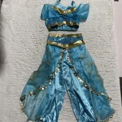 ジャスミン風　子供用コスチューム 120青
