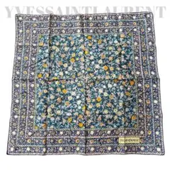 美品◎ イヴサンローラン スカーフ 大判ハンカチ ストール 花柄 2025年最新】Yves Saint Laurent 柄・デザイン：花柄 レディース