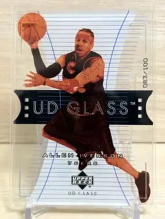 Allen Iverson 03-04 UD Glass 100枚限定