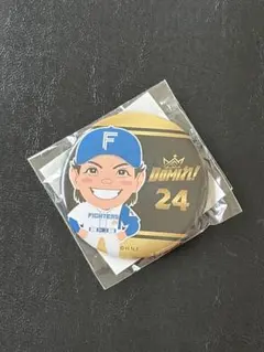 ファイターズ DOMIれ ガチャ 金村尚真 缶バッジのサムネイル