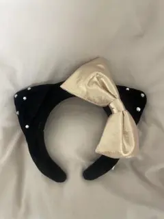 ユニバ カチューシャ キティ ブラック