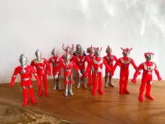 昭和ウルトラマンソフビ　BANDAI　セット