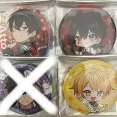 アンプタックカラーズ AMPTAK あっとくん 缶バッチ サイン入りカード