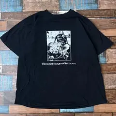 ビンテージ　古着　SpeedImagesArt.com メンズ　半袖tシャツ　黒