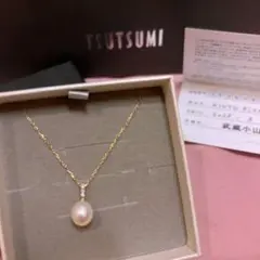 TSUTSUMI ツツミ 淡水パール ネックレス k10イエローゴールドのサムネイル