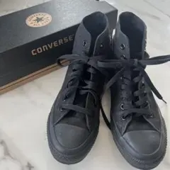 CONVERSE ブラック スニーカー US 7.0箱あり