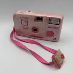 希少】富士フィルム ハローキティ フィルムカメラ 美品 最新キティ