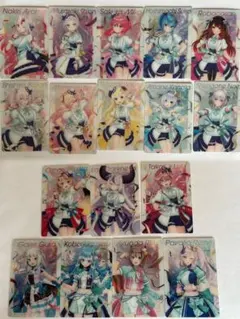 Vtuberキャラクターイラストカードセット