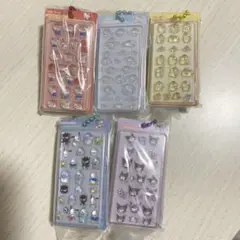 サンリオキャラクター ボンボンドロップシール ミニチュアチャーム コンプリート