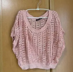 INGNI イング　かぎ編み　ニット　トップス　夏