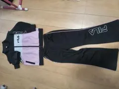 FILA ジャージ 上下セット ブラック ピンク