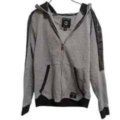 SWITCH グレー フルジップ パーカー M カジュアル 裏起毛