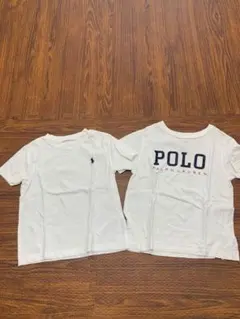 Polo Ralph Lauren Tシャツ 2T/90 ホワイト 2枚セット