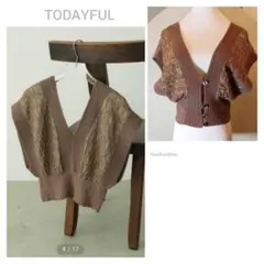 専用出品　　TODAYFULレースニットビスチェ TODAYFUL（トゥデイフル） Lace Knit Bustier レースニット ビスチェ