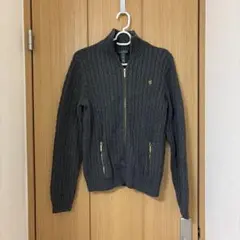 LAUREN RALPH LAUREN グレー カーディガン M