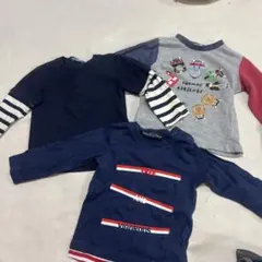 トレーナー3枚セットトーマス　カットソーロンT長袖トップス　90 男の子
